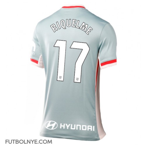 Camiseta Atletico Madrid Rodrigo Riquelme #17 Visitante Equipación para mujer 2024-25 manga corta